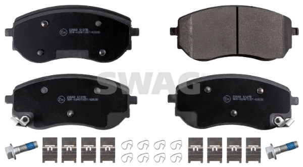 Sada brzdových platničiek kotúčovej brzdy SWAG